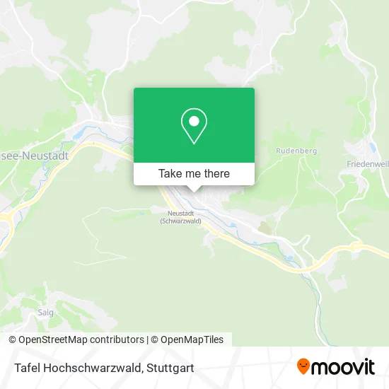 Карта Tafel Hochschwarzwald