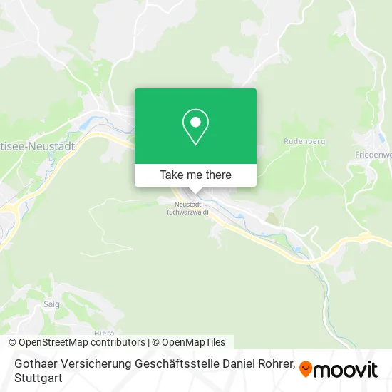 Карта Gothaer Versicherung Geschäftsstelle Daniel Rohrer
