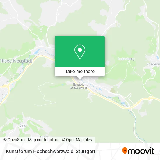 Карта Kunstforum Hochschwarzwald