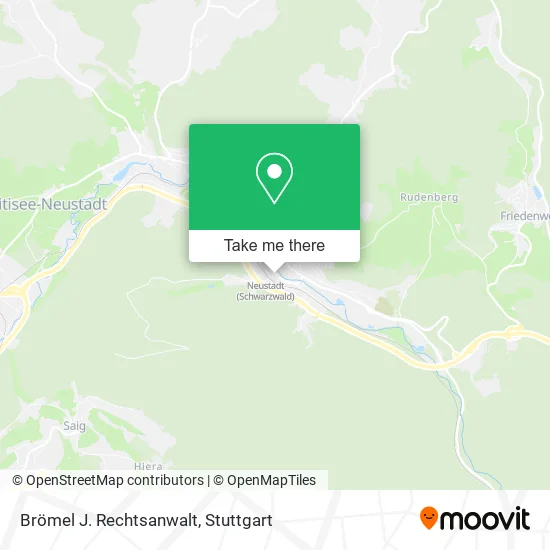 Карта Brömel J. Rechtsanwalt