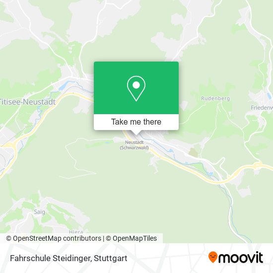 Fahrschule Steidinger map