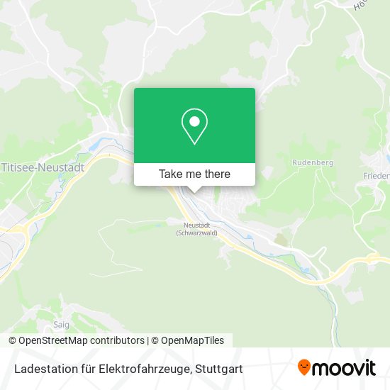 Карта Ladestation für Elektrofahrzeuge