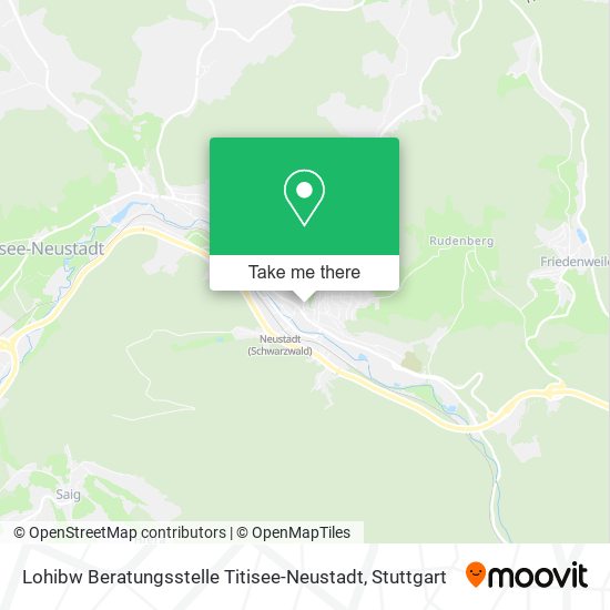 Карта Lohibw Beratungsstelle Titisee-Neustadt