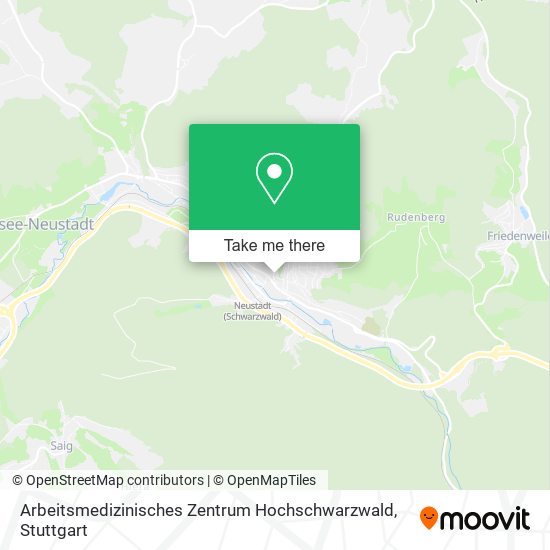 Карта Arbeitsmedizinisches Zentrum Hochschwarzwald