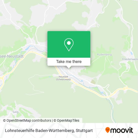 Карта Lohnsteuerhilfe Baden-Württemberg