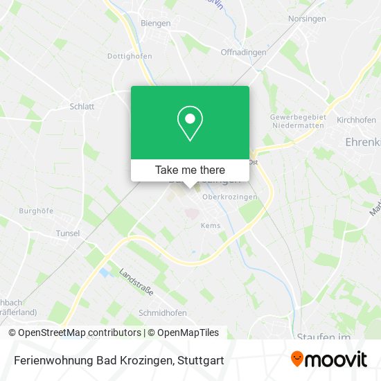 Ferienwohnung Bad Krozingen map