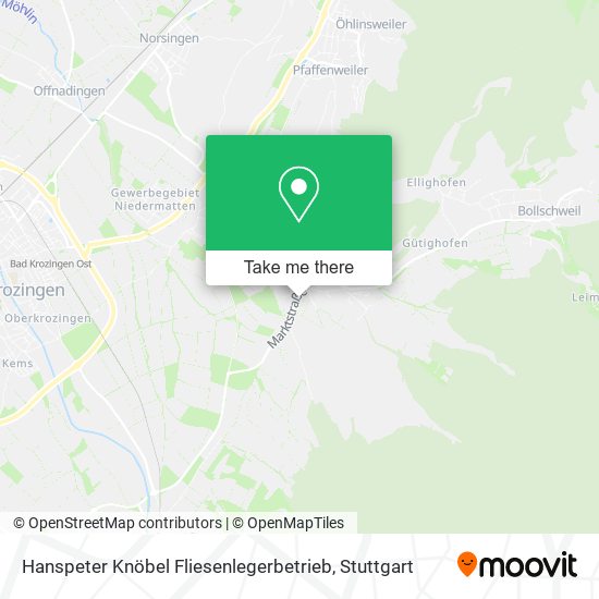 Hanspeter Knöbel Fliesenlegerbetrieb map