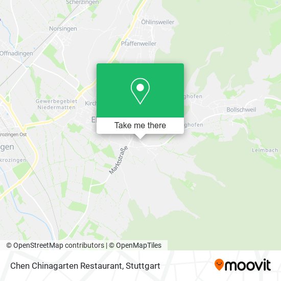 Chen Chinagarten Restaurant map