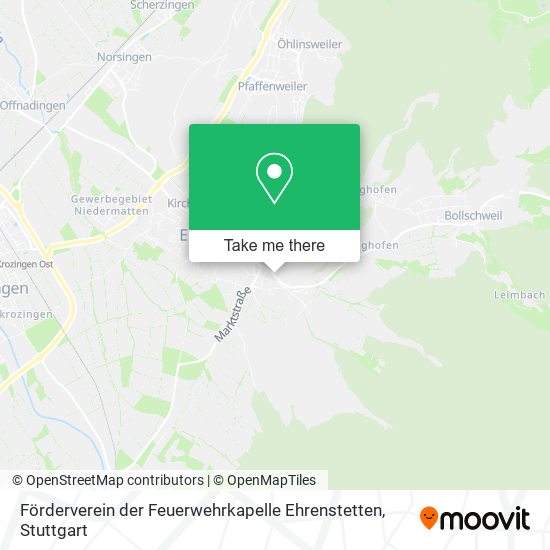 Förderverein der Feuerwehrkapelle Ehrenstetten map