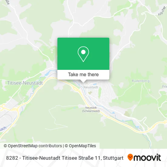 Карта 8282 - Titisee-Neustadt Titisee Straße 11