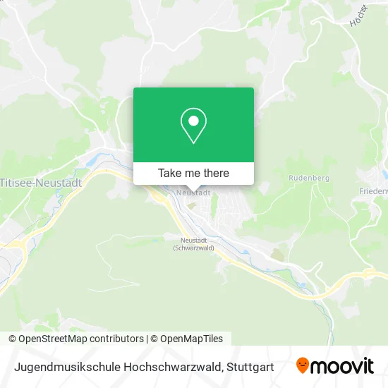 Карта Jugendmusikschule Hochschwarzwald