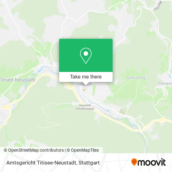 Карта Amtsgericht Titisee-Neustadt