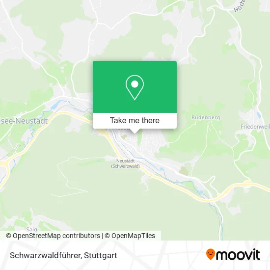 Карта Schwarzwaldführer