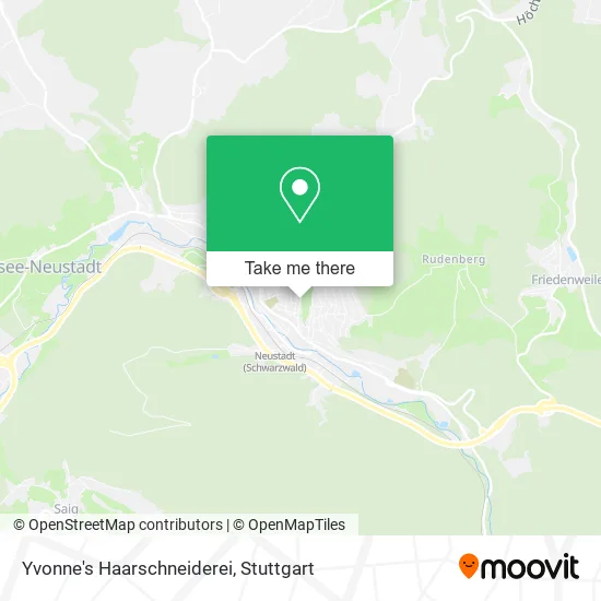 Карта Yvonne's Haarschneiderei