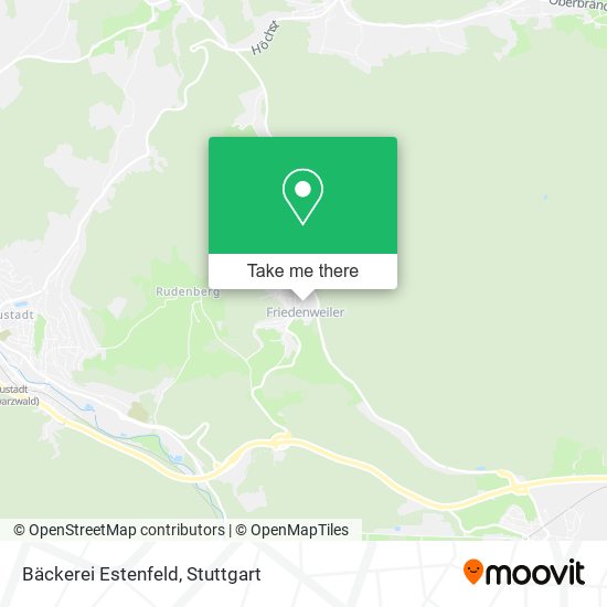 Bäckerei Estenfeld map