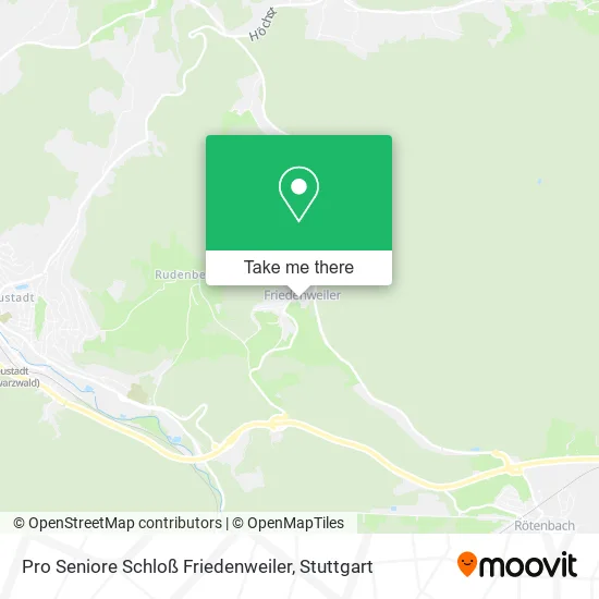 Карта Pro Seniore Schloß Friedenweiler