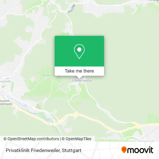 Карта Privatklinik Friedenweiler