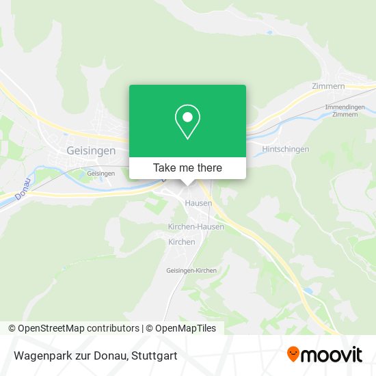 Карта Wagenpark zur Donau