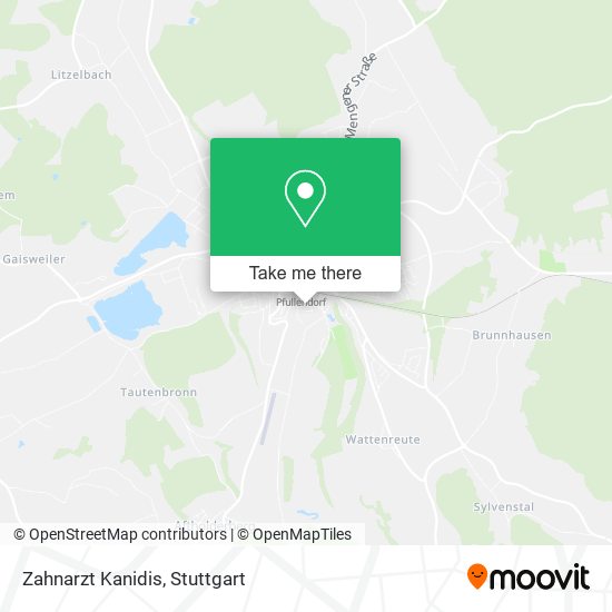 Карта Zahnarzt Kanidis