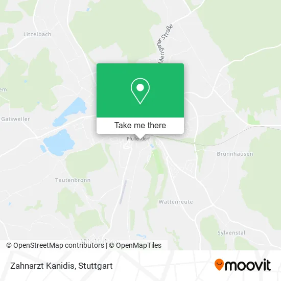 Карта Zahnarzt Kanidis