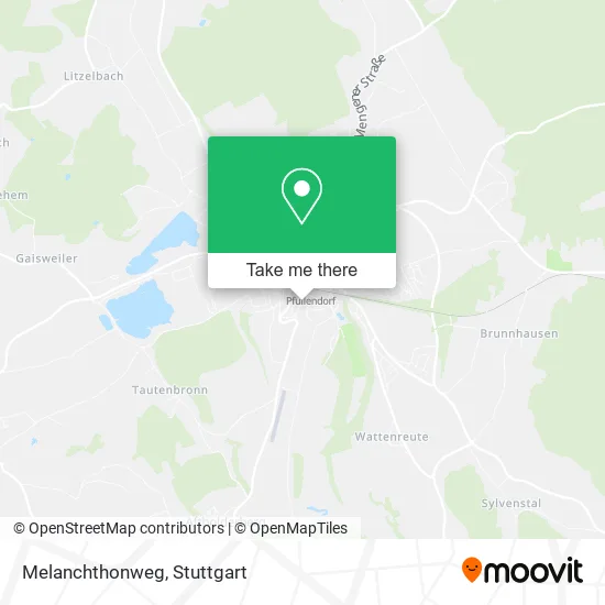 Карта Melanchthonweg