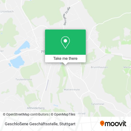 Geschloßene Geschäftsstelle map