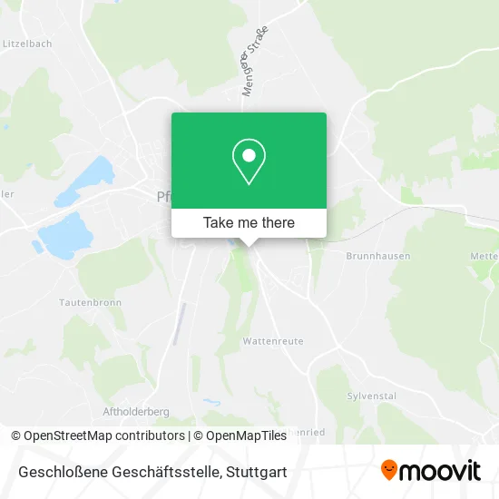 Карта Geschloßene Geschäftsstelle