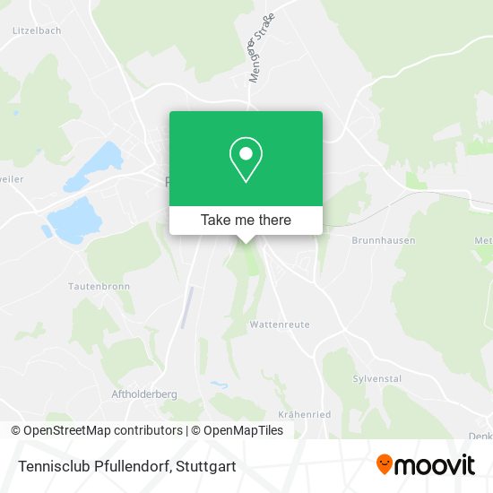 Tennisclub Pfullendorf map