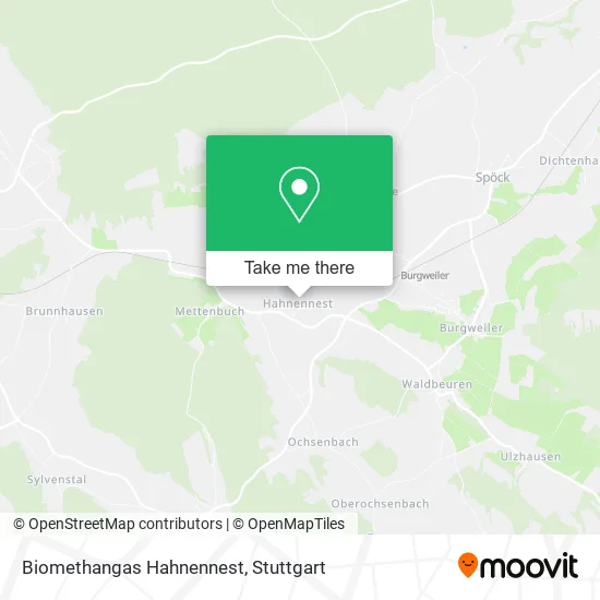 Карта Biomethangas Hahnennest