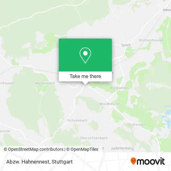 Карта Abzw. Hahnennest