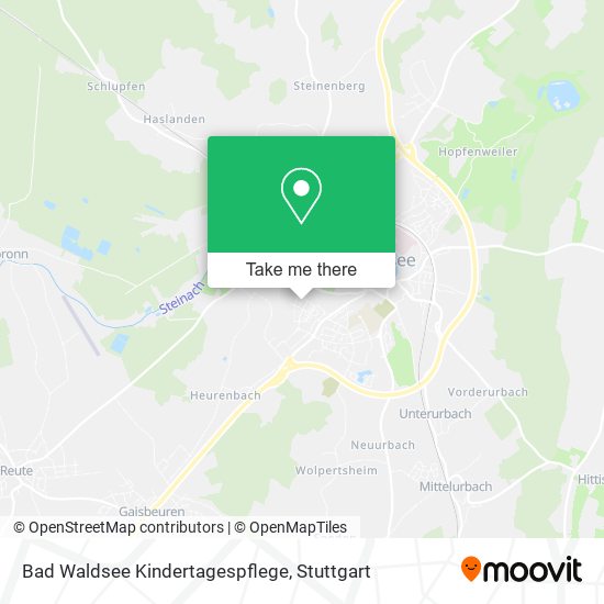 Карта Bad Waldsee Kindertagespflege