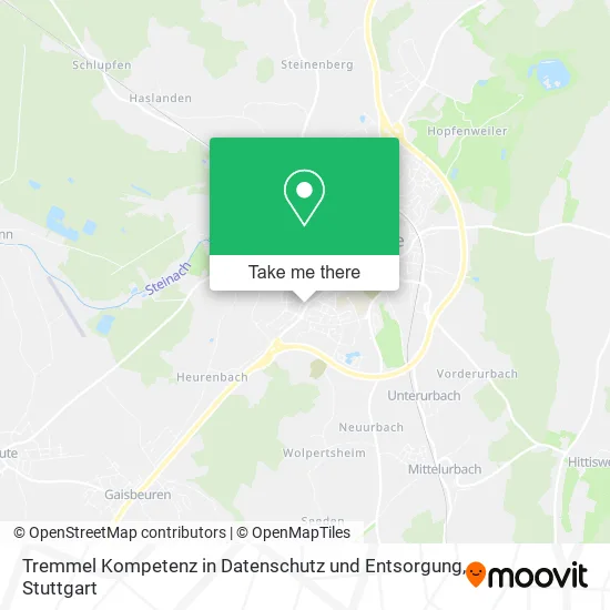 Карта Tremmel Kompetenz in Datenschutz und Entsorgung