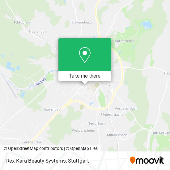Rex-Kara Beauty Systems map