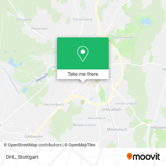 Карта DHL