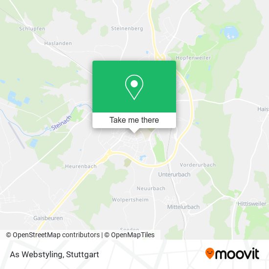 As Webstyling map