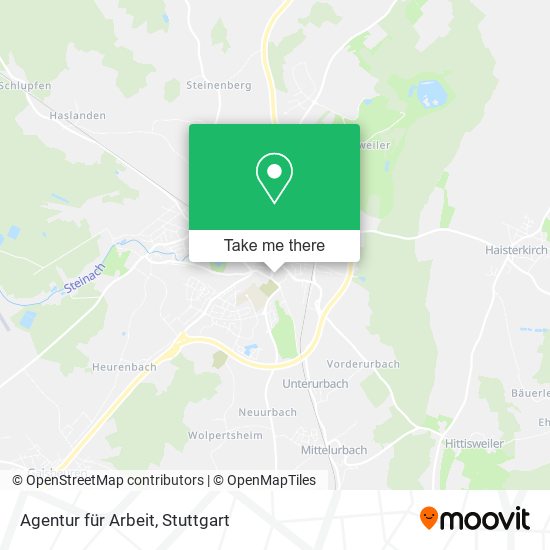Карта Agentur für Arbeit