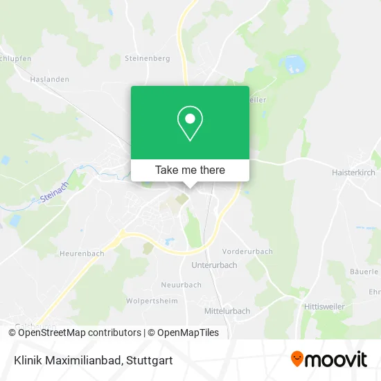 Карта Klinik Maximilianbad