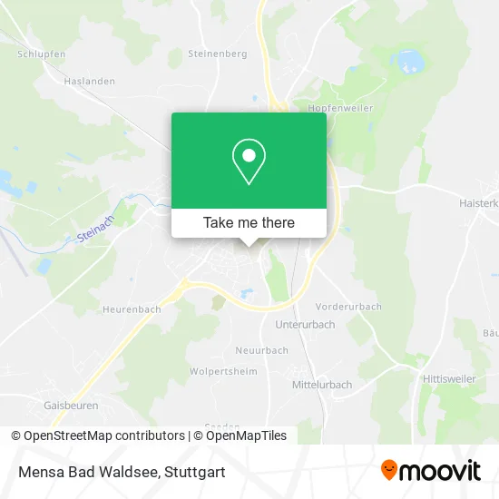 Карта Mensa Bad Waldsee