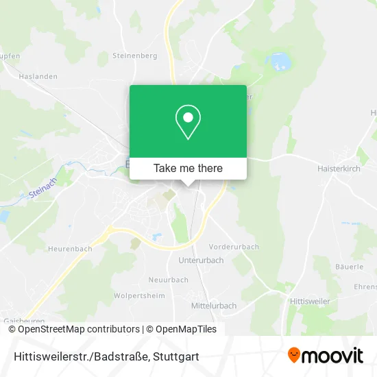Карта Hittisweilerstr./Badstraße