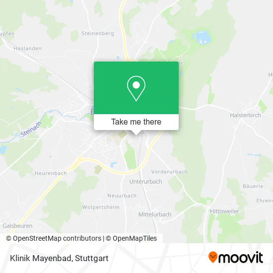 Карта Klinik Mayenbad