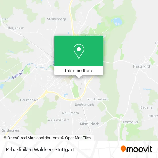 Карта Rehakliniken Waldsee