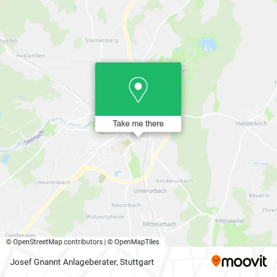 Карта Josef Gnannt Anlageberater