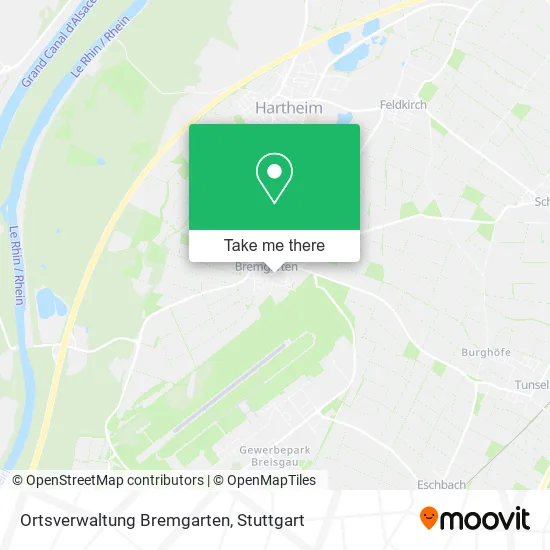 Карта Ortsverwaltung Bremgarten