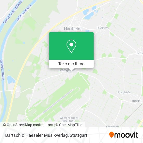 Bartsch & Haeseler Musikverlag map