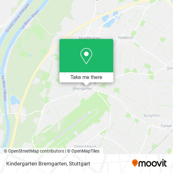 Kindergarten Bremgarten map