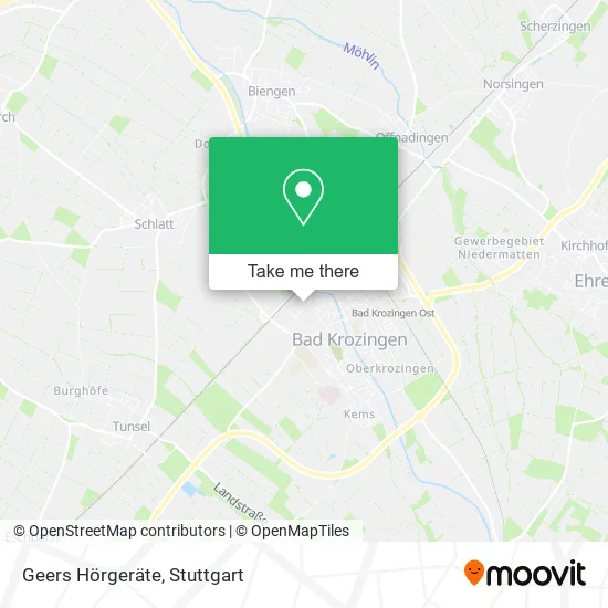 Карта Geers Hörgeräte
