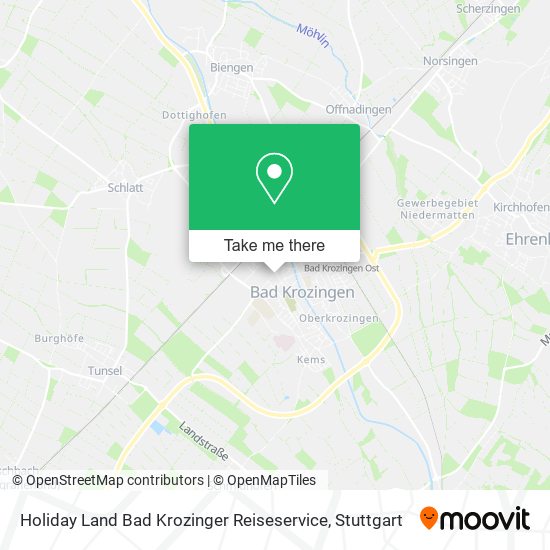 Holiday Land Bad Krozinger Reiseservice map