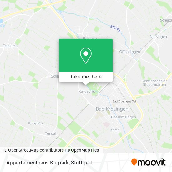 Appartementhaus Kurpark map