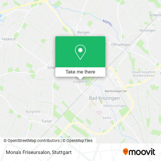Карта Mona's Friseursalon