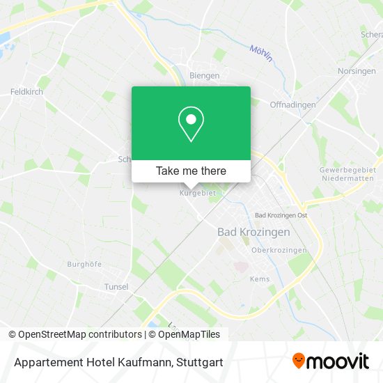 Appartement Hotel Kaufmann map